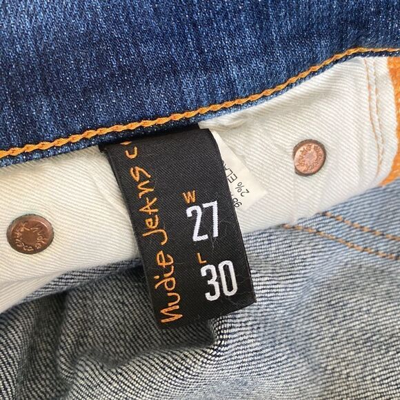 NUDIE Long John Television Blue Jeans - Picture 8 of 13